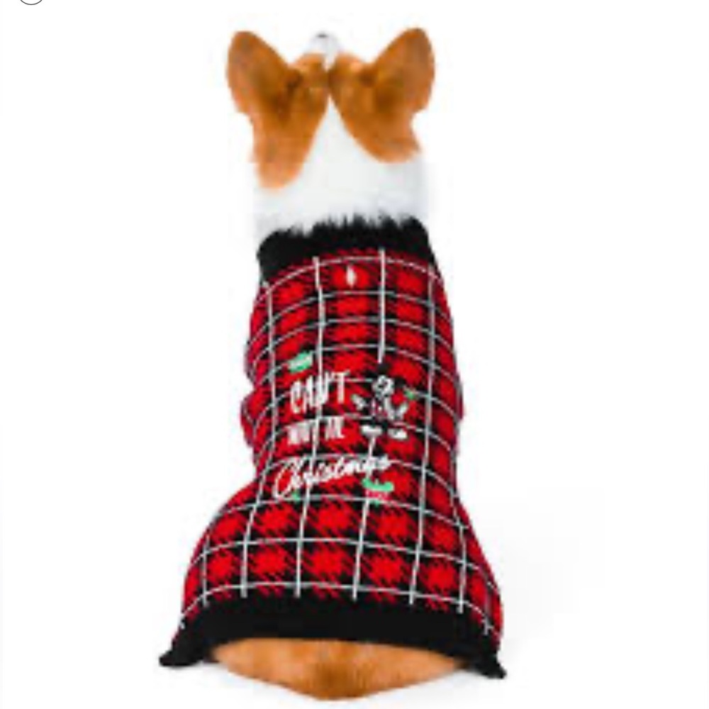 DISNEY FETCH FOR PETS Mickey Mouse Dog Sweater Christmas Size Small NWOT